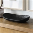 Uttermost Ember Weave Indoor-Outdoor Oblong Bowl in Black