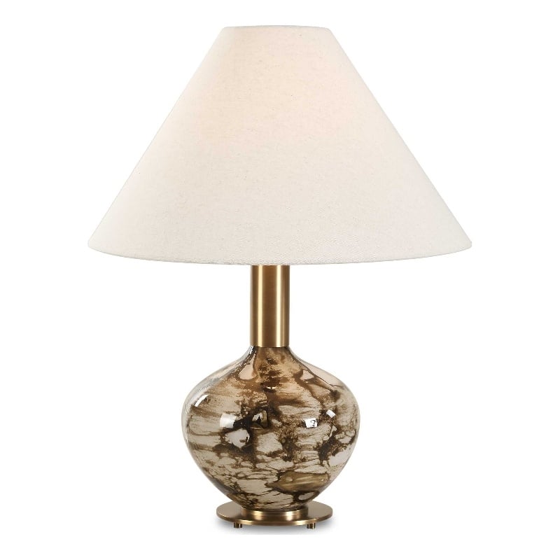 Uttermost Montagu Table Lamp in Dark Brown
