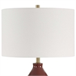 Uttermost Gourd Table Lamp in Burgundy