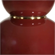 Uttermost Gourd Table Lamp in Burgundy