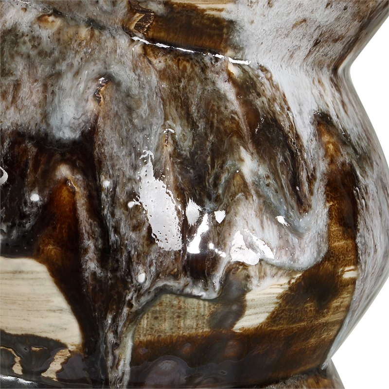 Uttermost Cuoco Mottled Table Lamp in Brown