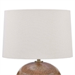Uttermost Brownell Table Lamp in Rust Brown