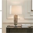 Uttermost Vale Table Lamp with Ceramic Base in Beige Hues