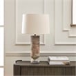 Uttermost Vale Table Lamp with Ceramic Base in Beige Hues