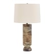 Uttermost Vale Table Lamp with Ceramic Base in Beige Hues