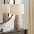 Uttermost Dunford Aged Table Lamp in Brown
