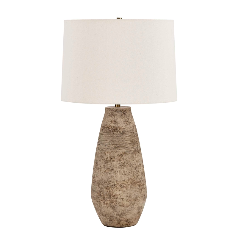 Uttermost Dunford Aged Table Lamp in Brown