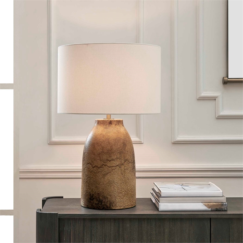 Uttermost Harris Mottled Table Lamp in Brown