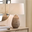 Uttermost Tonachio Etched Urn Table Lamp in Brown