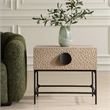 Uttermost Lunar Wooden Side Table in Brown