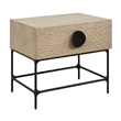 Uttermost Lunar Wooden Side Table in Brown