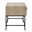 Uttermost Lunar Wooden Side Table in Brown