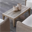 Uttermost Kirkham Indoor-Outdoor Wood Coffee Table in Brown