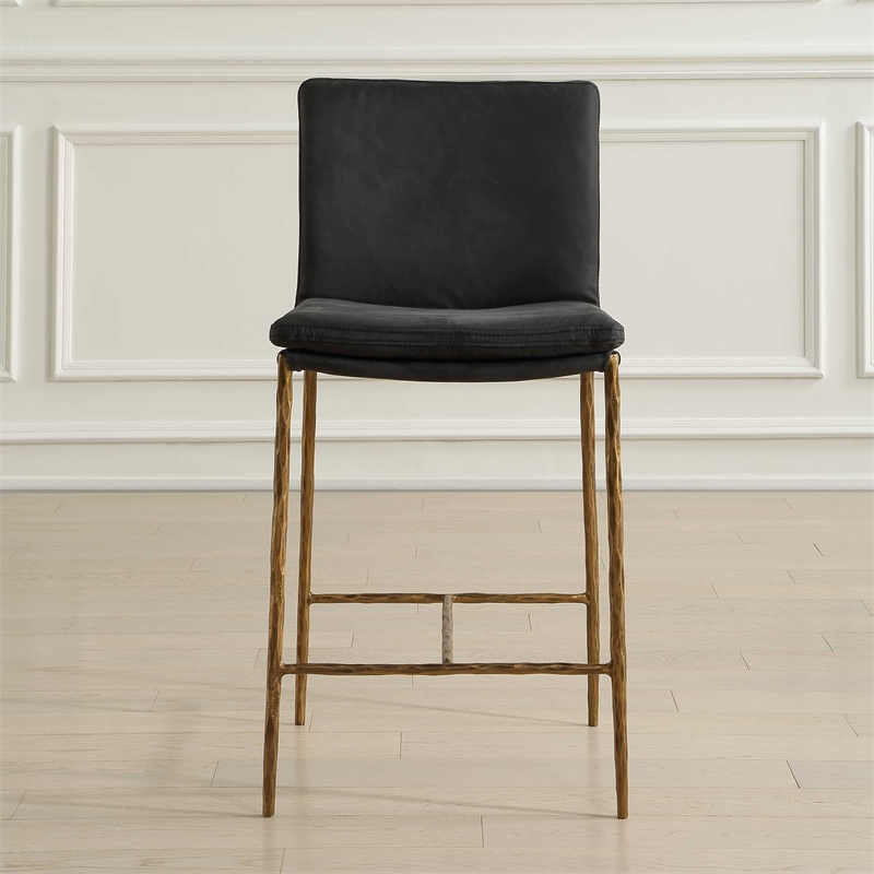 Uttermost Ascend Counter Stool in Charcoal