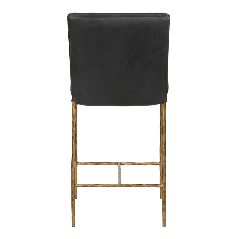 Uttermost Ascend Counter Stool in Charcoal
