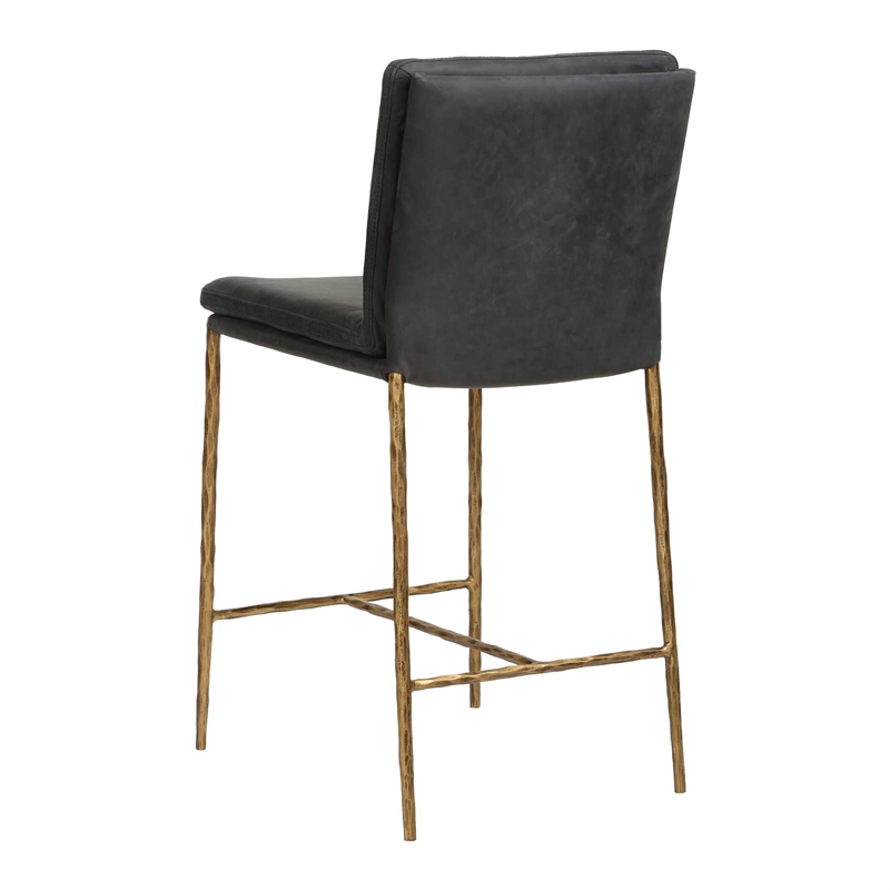 Uttermost Ascend Counter Stool in Charcoal