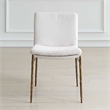 Uttermost Ascend Textured Dining Chair in White