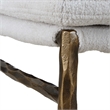 Uttermost Ascend Textured Dining Chair in White