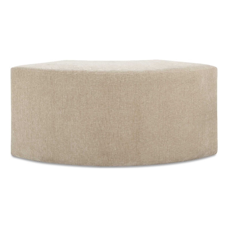 Uttermost Khai Rounded Plush Dining Bench in Brown
