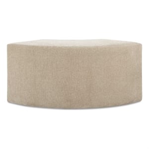 Uttermost Khai Rounded Plush Dining Bench in Brown