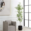 Uttermost Boreal Potted Birch Tree in Black