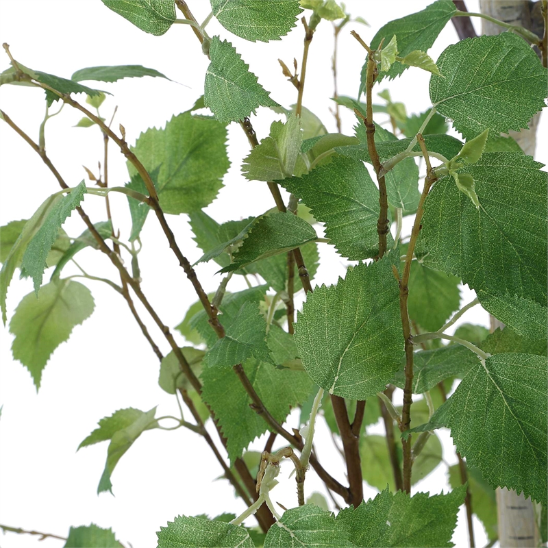 Uttermost Boreal Potted Birch Tree in Black