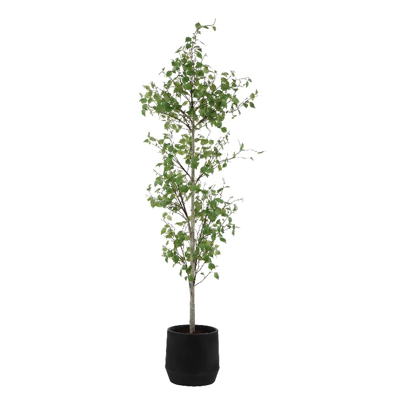 Uttermost Boreal Potted Birch Tree in Black