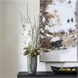 Uttermost Eterna Orchid Centerpiece Vase in Gray