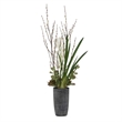 Uttermost Eterna Orchid Centerpiece Vase in Gray