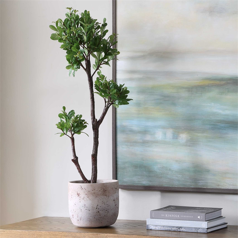 Uttermost Arbor Strawberry Tree in Beige Pot
