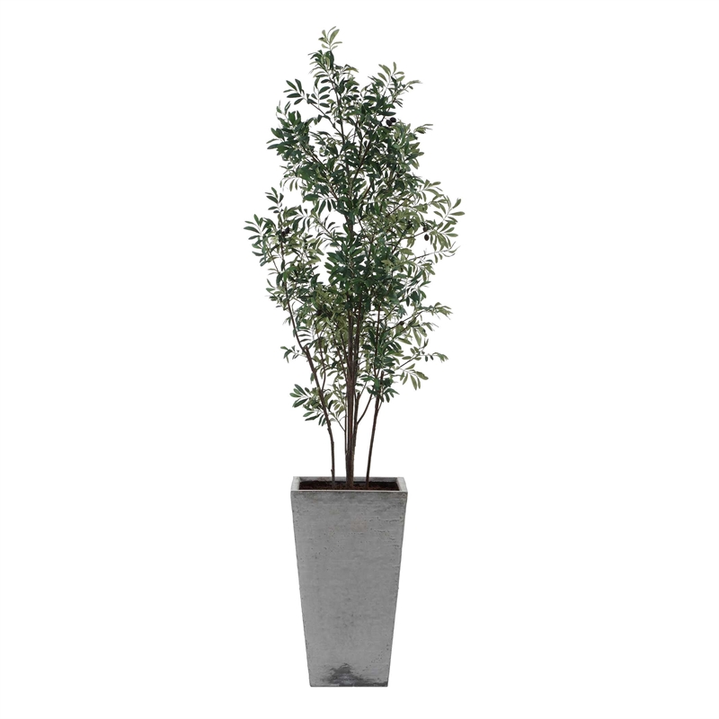 Uttermost Sonora Olive Tree In Planter in Gray