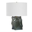 Uttermost Prisma Table Lamp in Smoky Blue with Bronze Accents