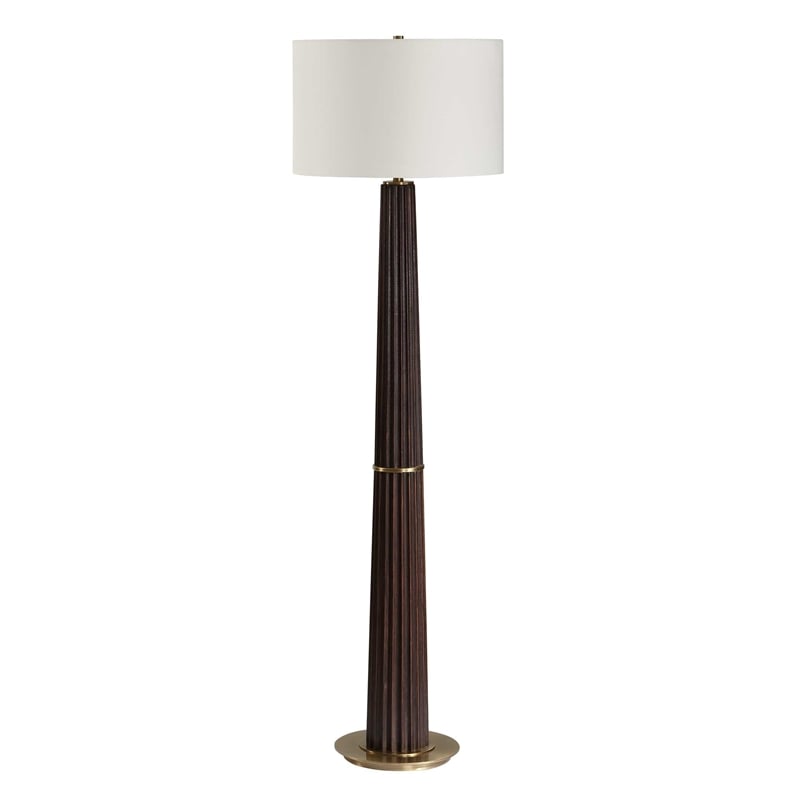 Uttermost Forage Floor Lamp in Dark Oak