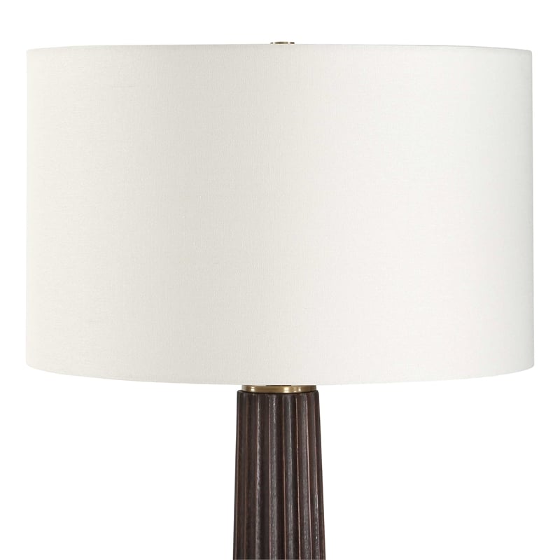 Uttermost Forage Floor Lamp in Dark Oak