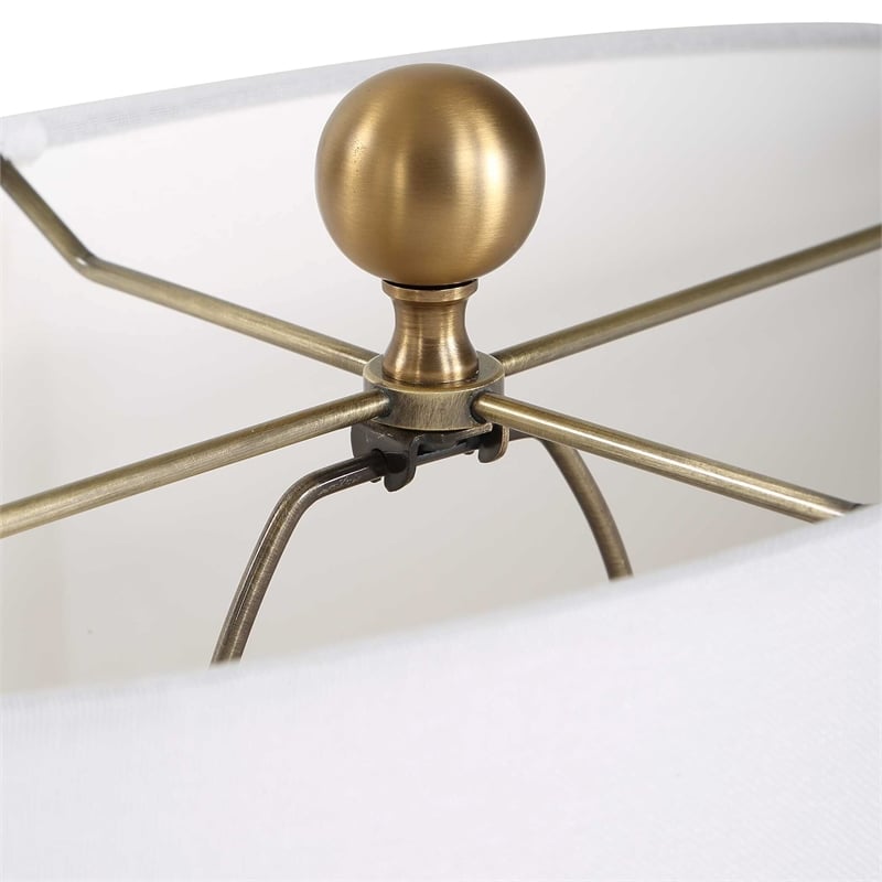Uttermost Ruffle Up Table Lamp in Blue and Green Hues