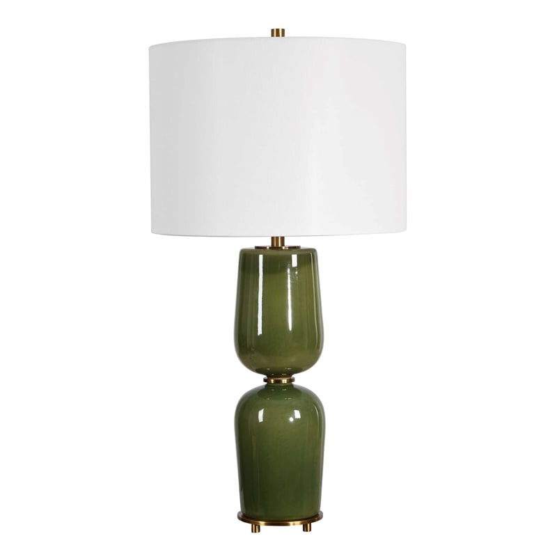Uttermost Meyer Table Lamp in Green