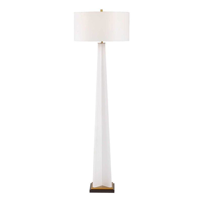 Uttermost Rosin Floor Lamp in White