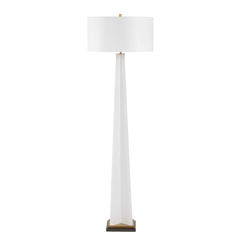 Uttermost Rosin Floor Lamp in White