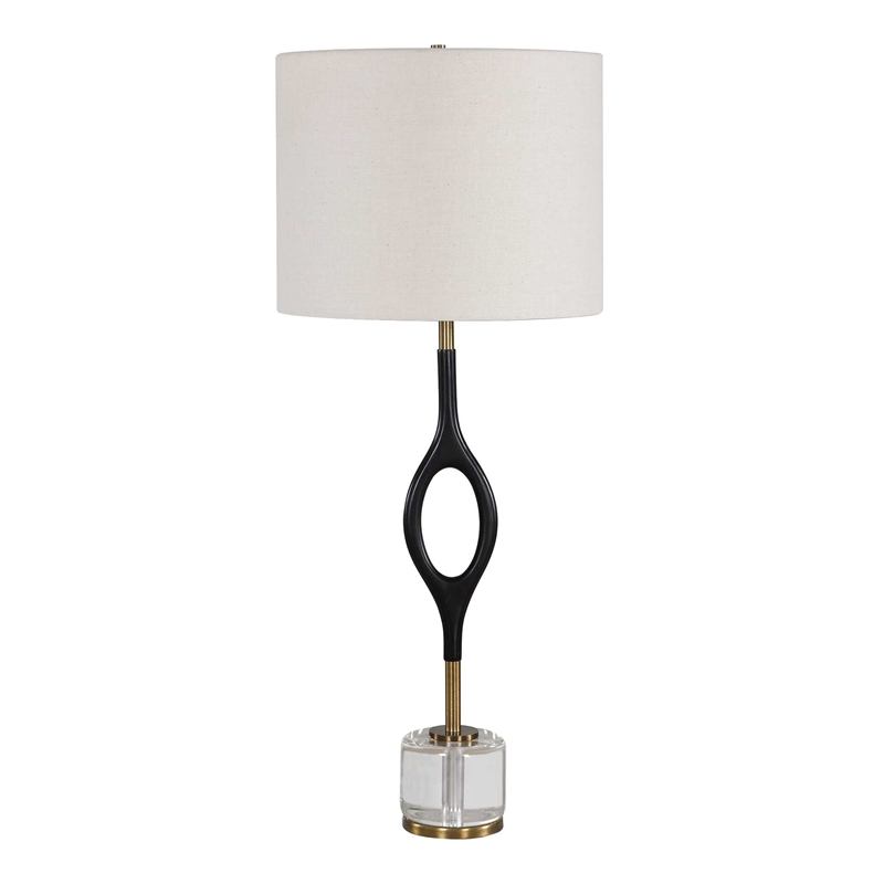 Uttermost Maryam Cordless LED Buffet Lamp in Black