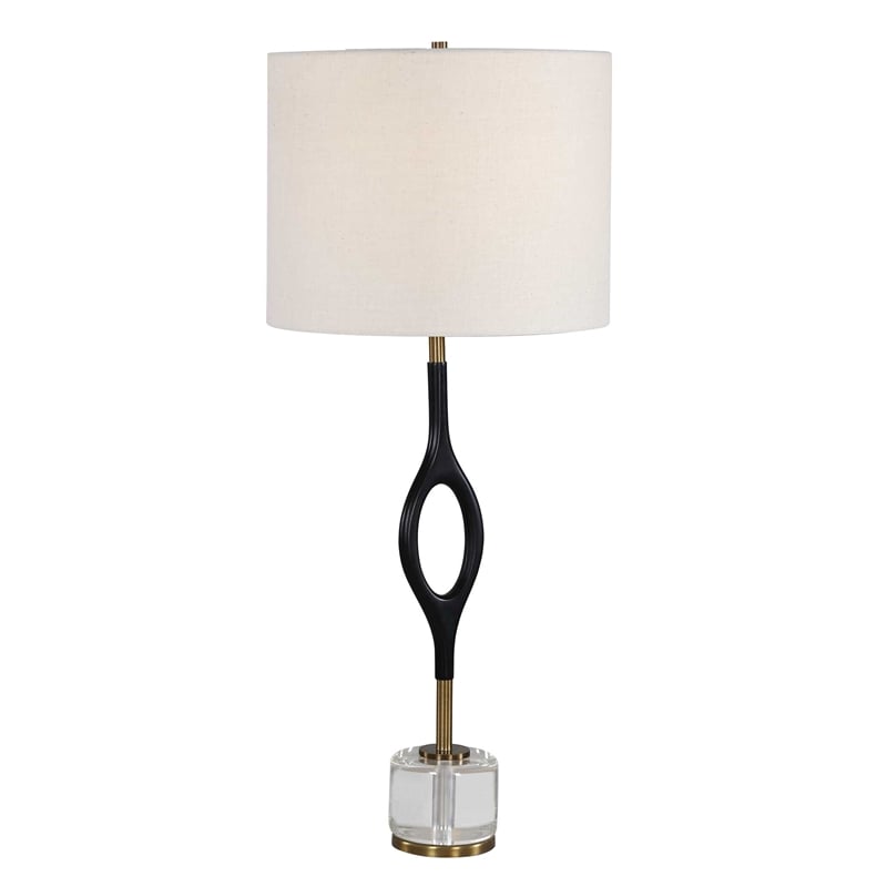 Uttermost Maryam Cordless LED Buffet Lamp in Black