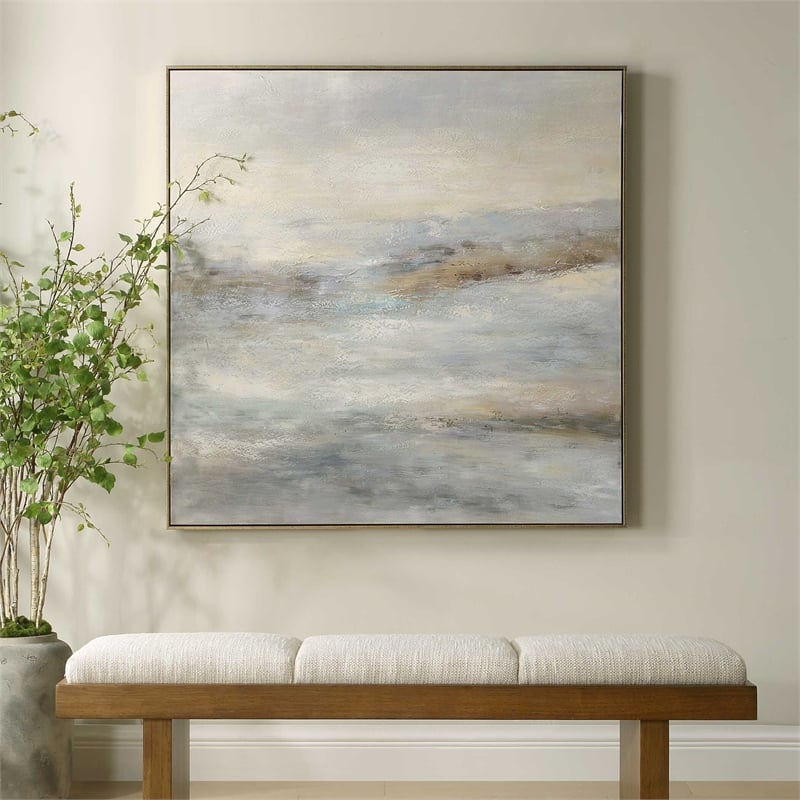 Uttermost Say When Hand Painted Canvas in Multi-Color