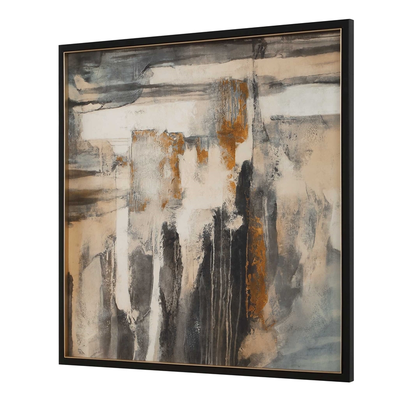 Uttermost Landslide Framed Abstract Print in Multi-Color