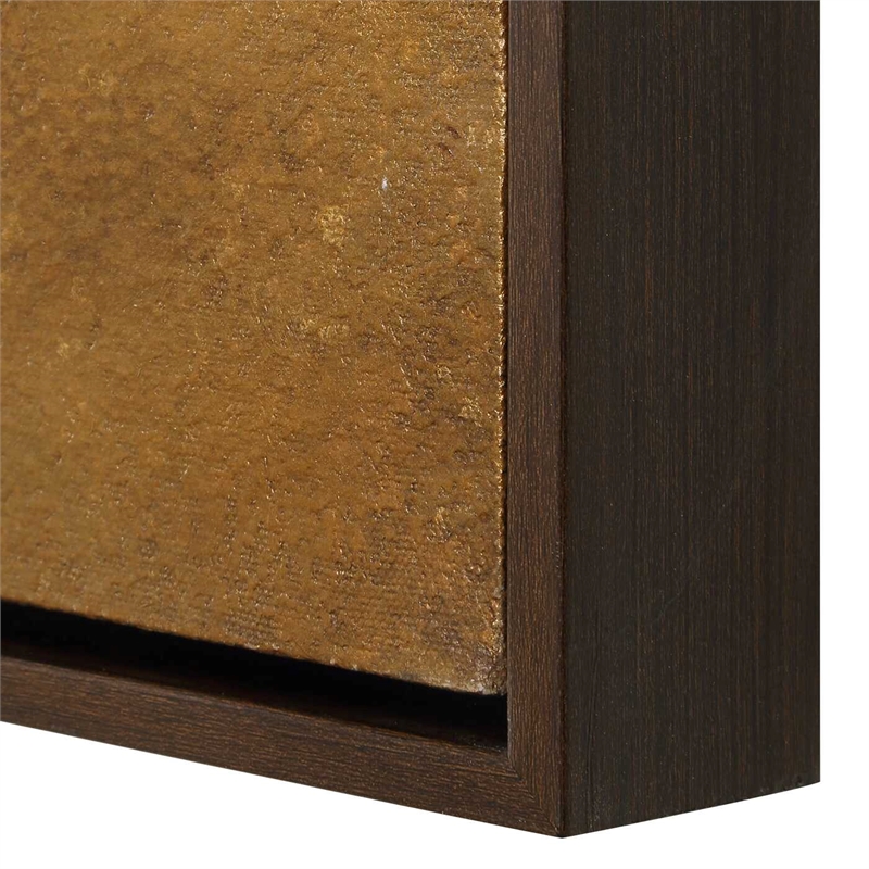 Uttermost Burn Hand Painted Canvas in Multi-Color