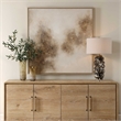 Uttermost Up In Smoke Framed Modern Art in Multi-Color