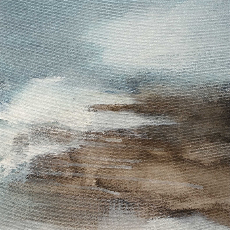 Uttermost Chasing Blue Coastal Canvas Art in Multi-Color