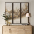 Uttermost Smoke Break Hand Painted Modern Art in Multi-Color (Set of 3)