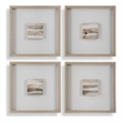 Uttermost Studying Sepia Hand Painted Canvases in Multi-Color (Set of 4)