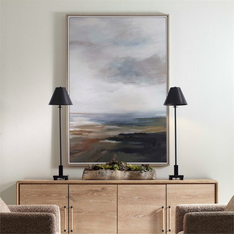 Uttermost Lowlands Framed Landscape Print in Multi-Color