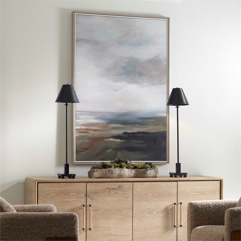 Uttermost Lowlands Framed Landscape Print in Multi-Color