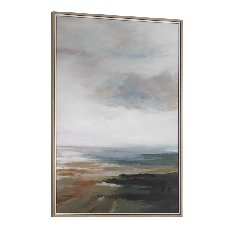 Uttermost Lowlands Framed Landscape Print in Multi-Color